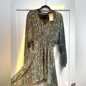 All Saint Nichola Plume Opal Green women’s dress